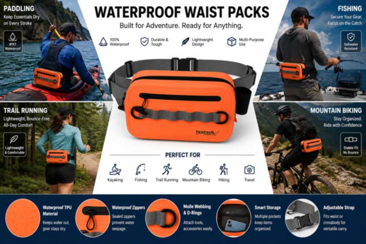 OEM vodotesný pás pre outdoorové značky