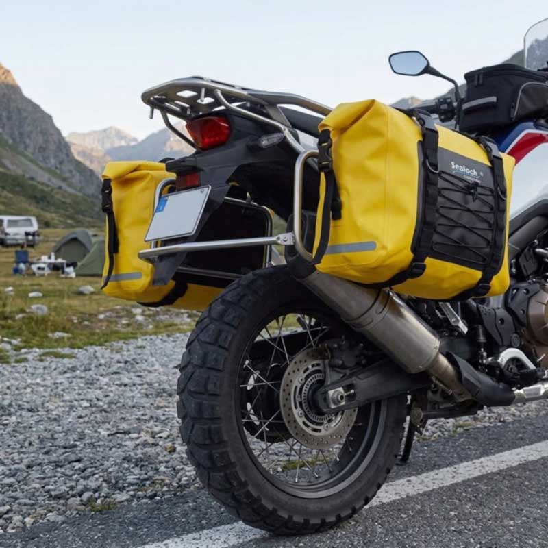 Vodotesné tašky na motorku – zvárané PVC, 40–80 l | OEM